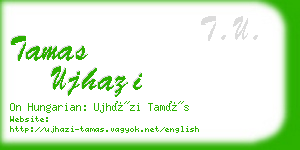 tamas ujhazi business card